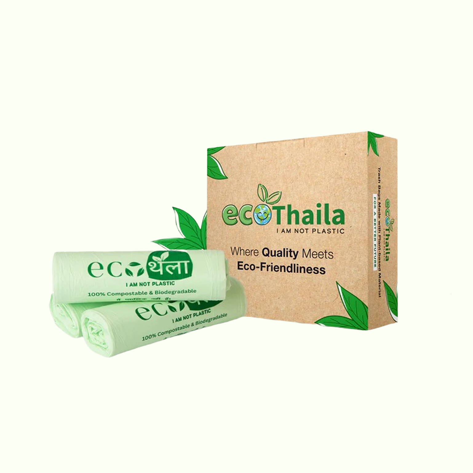 plant based biodegradable plastic bags Compostable Garbage Bags That Replace Plastic – EcoKranti