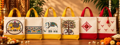 HandPainted Tote Bag