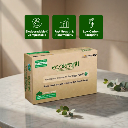 EcoKranti Bamboo Facial Tissue