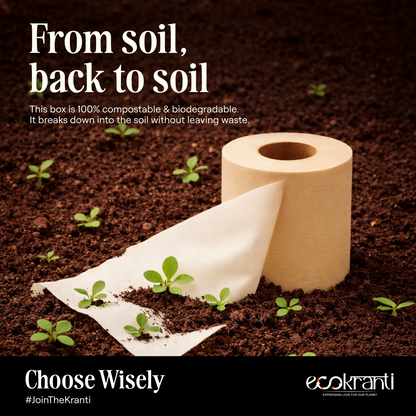 EcoKranti Bamboo Toilet Tissue Rolls