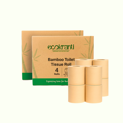 EcoKranti Bamboo Toilet Tissue Rolls