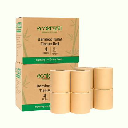 EcoKranti Bamboo Toilet Tissue Rolls