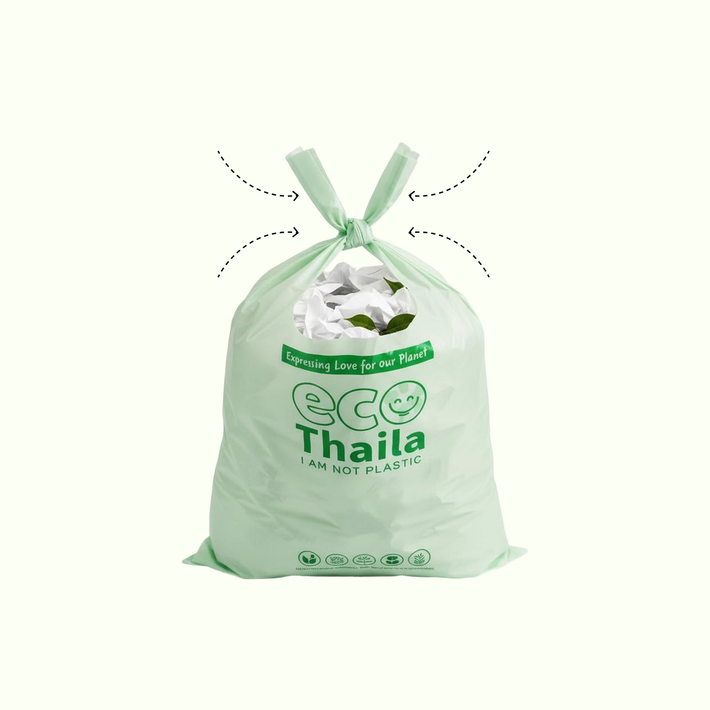 EcoKranti Tie Garbage bag with Handle
