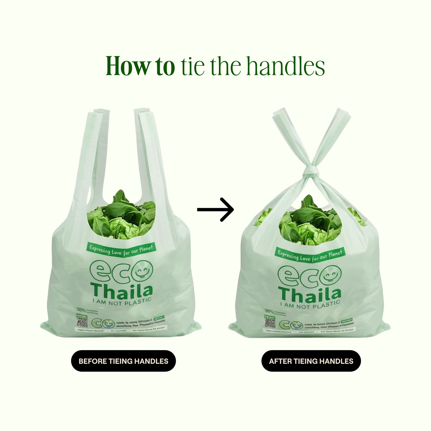EcoKranti Tie Garbage bag with Handle