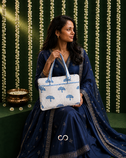 Sutra - Jaipuri Fabric Laptop Bag